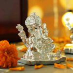 silver plated ganesh