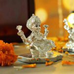 silver plated lakshmi